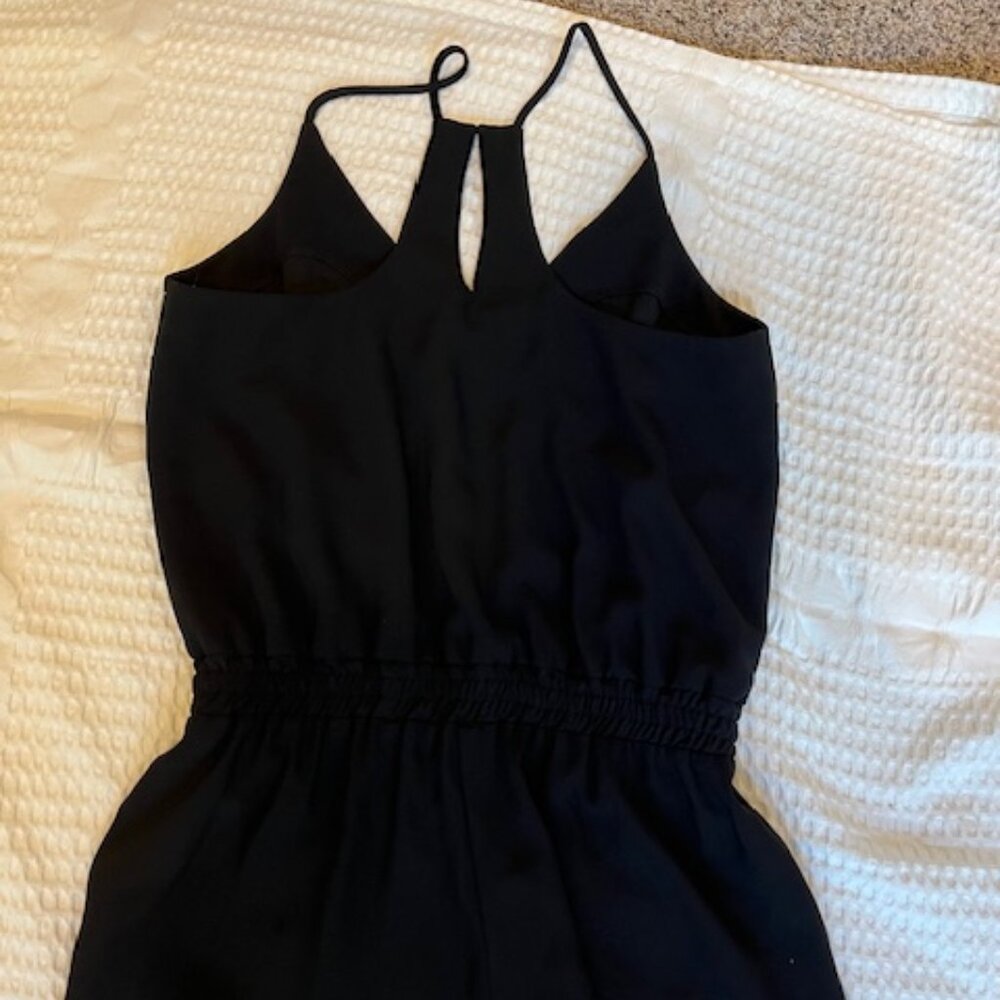 Amanda Uprichard Black Jumpsuit. Size Medium